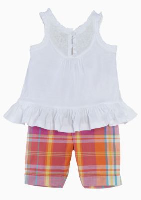 Ralph Lauren Childrenswear Madras Legging Set