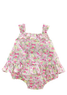 Ralph Lauren Childrenswear Floral Sun Tank Set