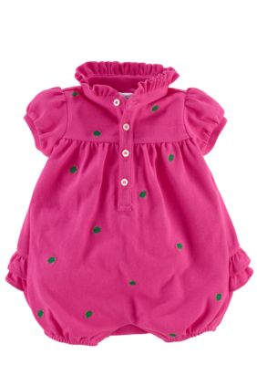 Ralph Lauren Childrenswear Turtle Embroidered Bubble Shortall