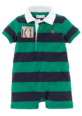 Ralph Lauren Childrenswear Rubgy Striped Shortall