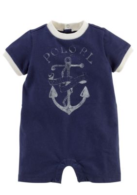 Ralph Lauren Childrenswear Distressed Graphic Shortall