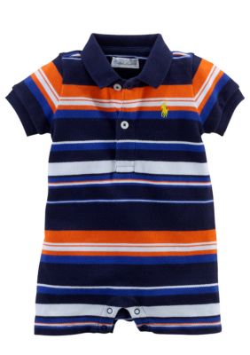 Ralph Lauren Childrenswear Vibrant Striped Shortall