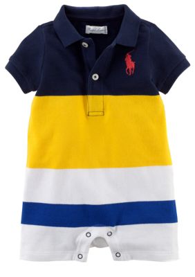 Ralph Lauren Childrenswear Bold Striped Shortall