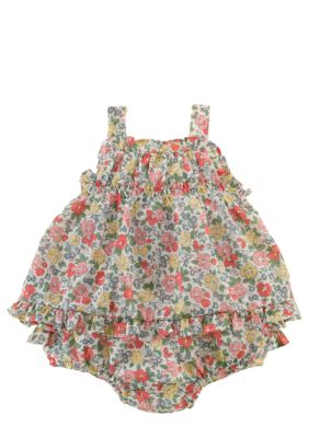 Ralph Lauren Childrenswear Floral Print Batiste Set
