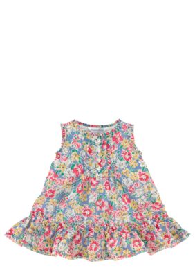 Ralph Lauren Childrenswear Floral Print Babydoll Dress