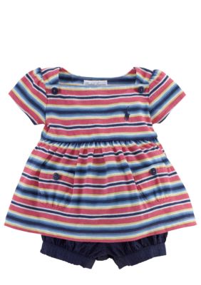 Ralph Lauren Childrenswear Nautical Seersucker Short Set