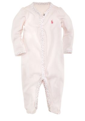 Ralph Lauren Childrenswear Floral Trim Coverall