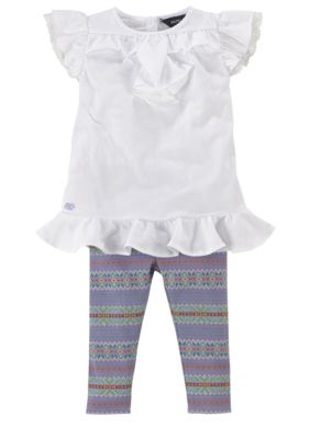 Ralph Lauren Childrenswear White Legging Set