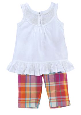 Ralph Lauren Childrenswear Madras Legging Set