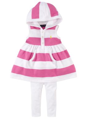 Ralph Lauren Childrenswear Hoodie Dress and Legging Set