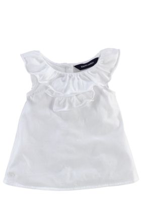 Ralph Lauren Childrenswear White Ruffle Top