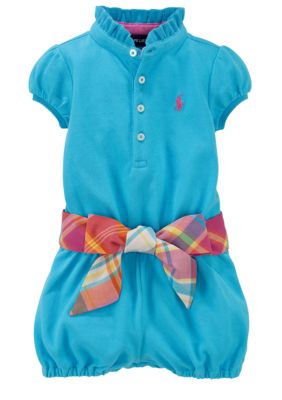 Ralph Lauren Childrenswear Ruffle Collar Romper