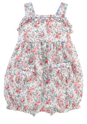 Ralph Lauren Childrenswear Floral Bubble Romper