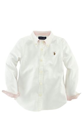 Ralph Lauren Childrenswear Oxford Shirt Toddler Girls