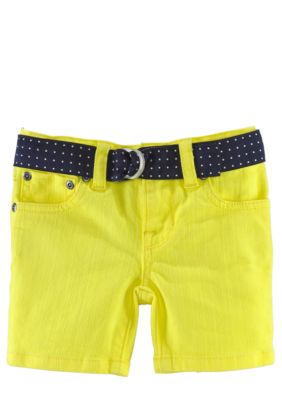 Ralph Lauren Childrenswear Neon Denim Short Toddler Girls