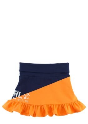 Ralph Lauren Childrenswear Graphic Diagonal Stripe Skirt Toddler Girls