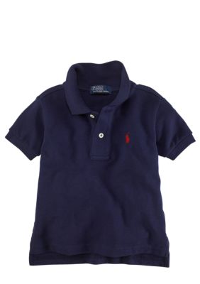 Ralph Lauren Childrenswear Solid Mesh Polo Shirt - Infant