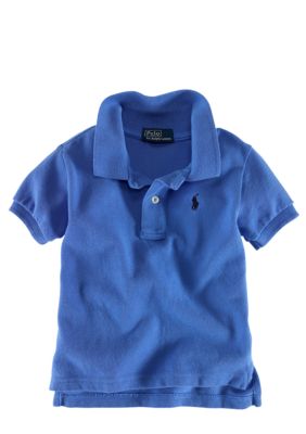 Ralph Lauren Childrenswear Solid Mesh Polo Shirt - Infant