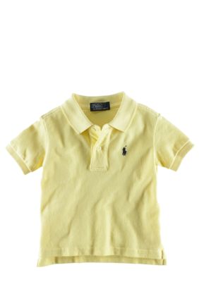 Ralph Lauren Childrenswear Solid Mesh Polo Shirt - Infant