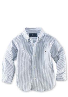 Ralph Lauren Childrenswear Stripe Oxford Shirt - Infant