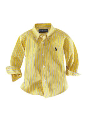Ralph Lauren Childrenswear Striped Blake Shirt - Infant