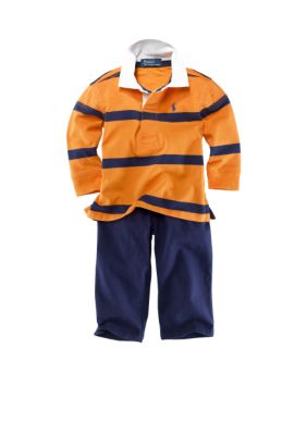 Ralph Lauren Childrenswear Rugby Pant Set - Infant