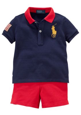 Ralph Lauren Childrenswear Polo and Short Set