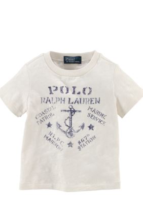 Ralph Lauren Childrenswear Nautical Screenprint Tee