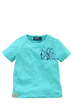Ralph Lauren Childrenswear Marine Themed Graphic Tee