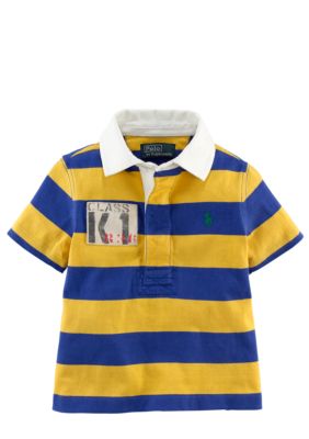 Ralph Lauren Childrenswear Striped Rubgy Polo