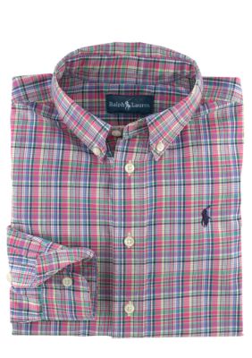 Ralph Lauren Childrenswear Plaid Button-Down Shirt Toddler Boys