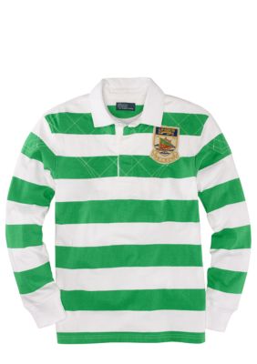Ralph Lauren Childrenswear Striped Rubgy Polo Toddler Boys