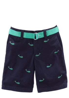 Ralph Lauren Childrenswear Whale Chino Shorts Toddler Boys