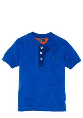 Ralph Lauren Childrenswear Short-Sleeved Henley Toddler Boy