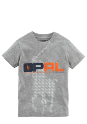 Ralph Lauren Childrenswear Sporty Screen Print Tee Toddler Boy