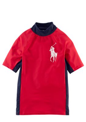 Ralph Lauren Childrenswear Colorblock Rash Guard Toddler Boy
