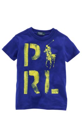 Ralph Lauren Childrenswear PRL Screenprint Tee Toddler Boy