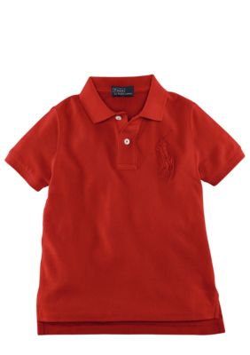 Ralph Lauren Childrenswear Tonal Embroidered Pony Polo Toddler Boy