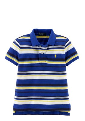 Ralph Lauren Childrenswear Vibrant Stripe Essential Polo Toddler Boys