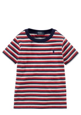 Ralph Lauren Childrenswear Horizontal Stripe Tee Toddler Boys