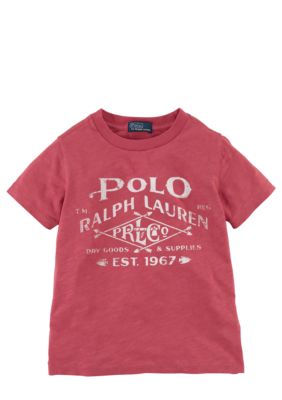 Ralph Lauren Childrenswear Polo Logo Screenprint Tee Toddler Boy