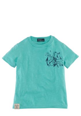 Ralph Lauren Childrenswear Marine Graphics Tee Toddler Boy
