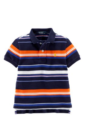 Ralph Lauren Childrenswear Preppy Striped Polo Toddler Boys