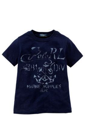 Ralph Lauren Childrenswear Anchor Graphic Tee Toddler Boys