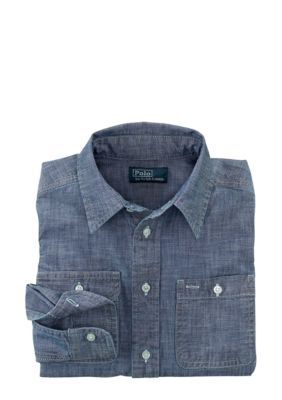 Ralph Lauren Childrenswear Matlock Chambray Shirt Toddler Boys