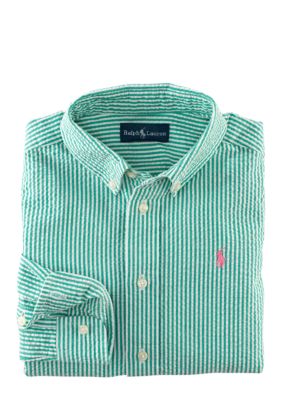 Ralph Lauren Childrenswear Woven Seersucker Button-Down Toddler Boy