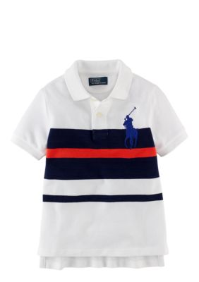 Ralph Lauren Childrenswear Bold Stripe Polo Toddler Boys
