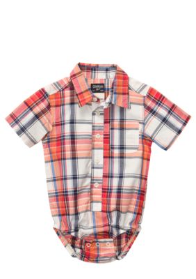OshKosh B'gosh Plaid Bodysuit