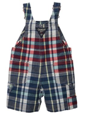 OshKosh B'gosh Plaid Shortall