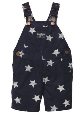 OshKosh B'gosh Star Print Overall Shorts